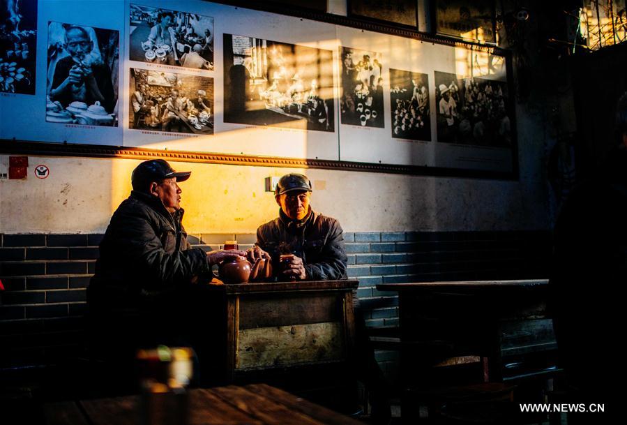 #CHINA-ANHUI-WINTER-TEA HOUSE-LEISURE (CN)