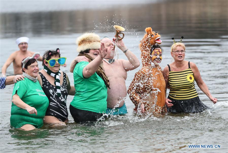 GERMANY-BERLIN-WINTER SWIMMING CARNIVAL