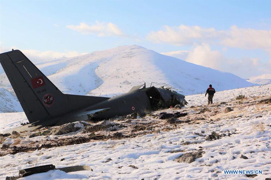 TURKEY-ISPARTA-MILITARY PLANE-CRASH