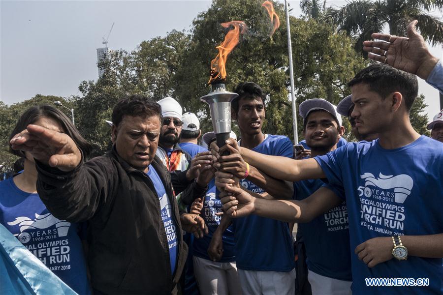 (SP)INDIA-KOLKATA-SPECIAL OLYMPIC TORCH RUN