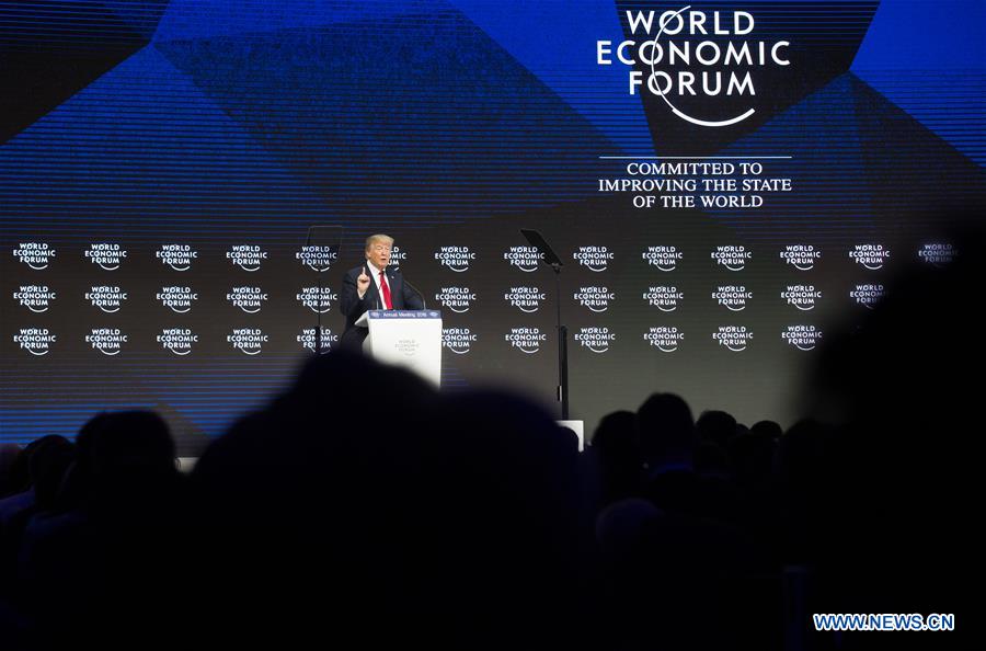 SWITZERLAND-DAVOS-WEF ANNUAL MEETING-US-TRUMP