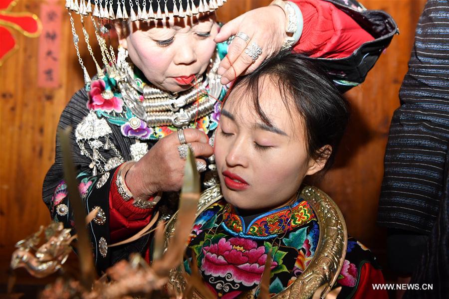 CHINA-HUNAN-XIANGXI-MIAO ETHNIC GROUP-WEDDING (CN)