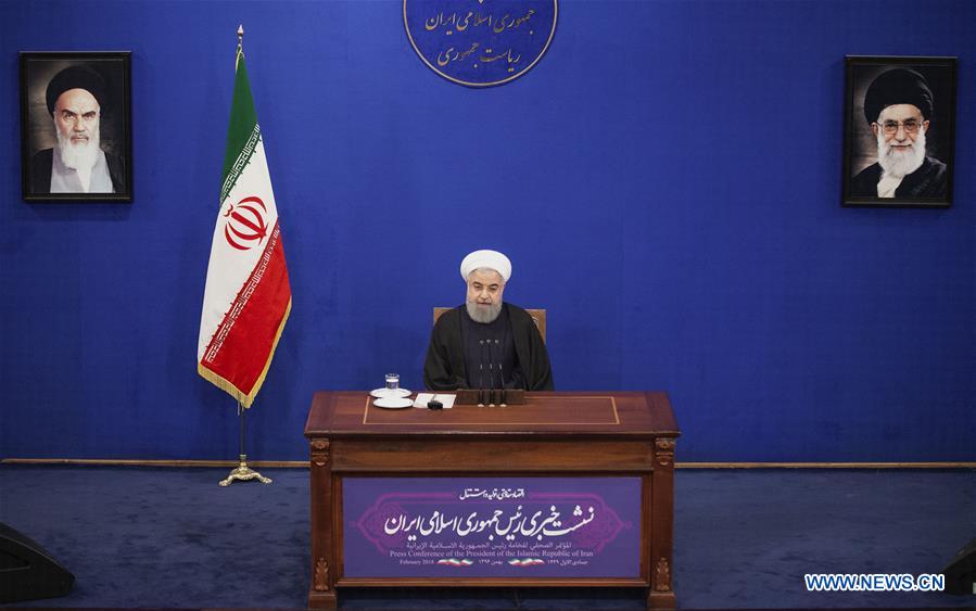 IRAN-TEHRAN-ROUHANI-PRESS CONFERENCE