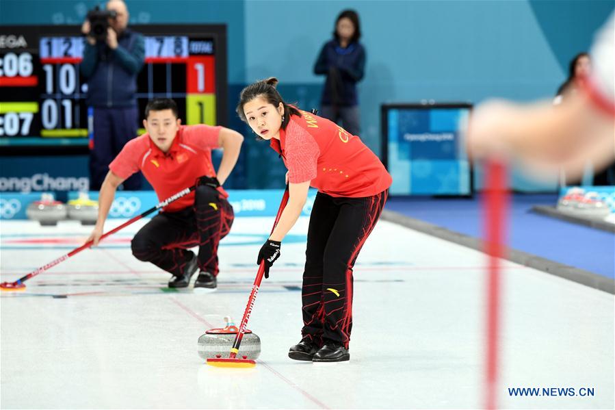 (SP)OLY-SOUTH KOREA-PYEONGCHANG-CURLING-MIXED DOUBLES-CHINA VS SWITZERLAND