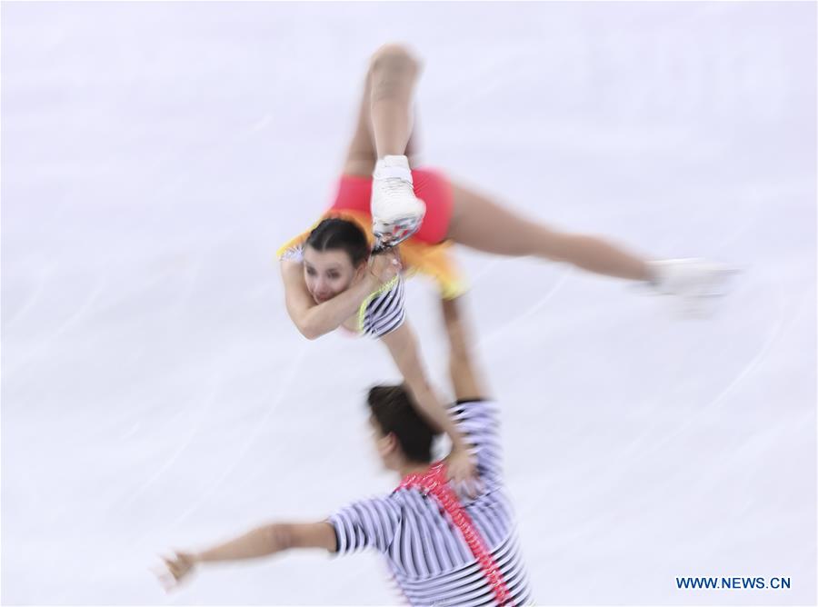 (SP)OLY-SOUTH KOREA-PYEONGCHANG-FIGURE SKATING-PAIR SKATING FREE SKATING