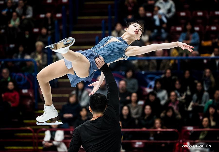 (SP)ITALY-MILAN-FIGURE SKATING-ISU WORLD CHAMPIONSHIPS 