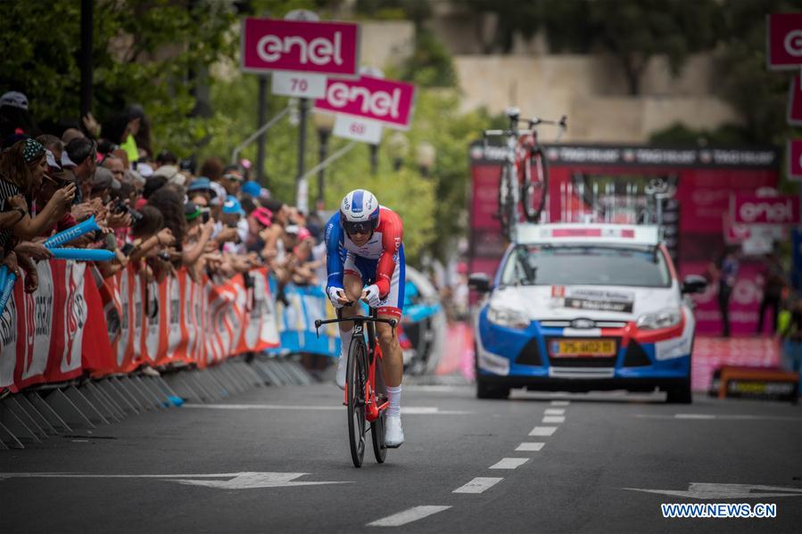 (SP)MIDEAST-JERUSALEM-CYCLING-GIRO D'ITALIA