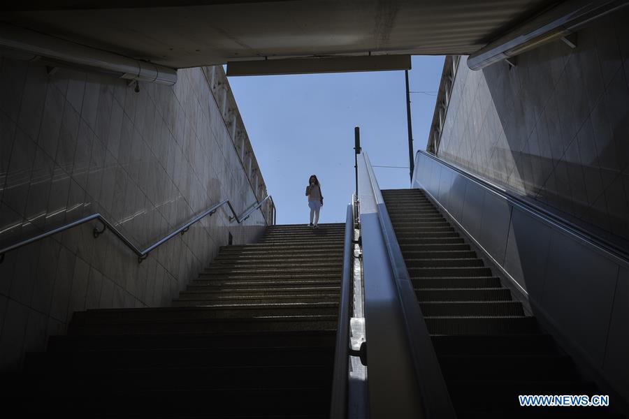 GREECE-ATHENS-STRIKE-SUBWAY