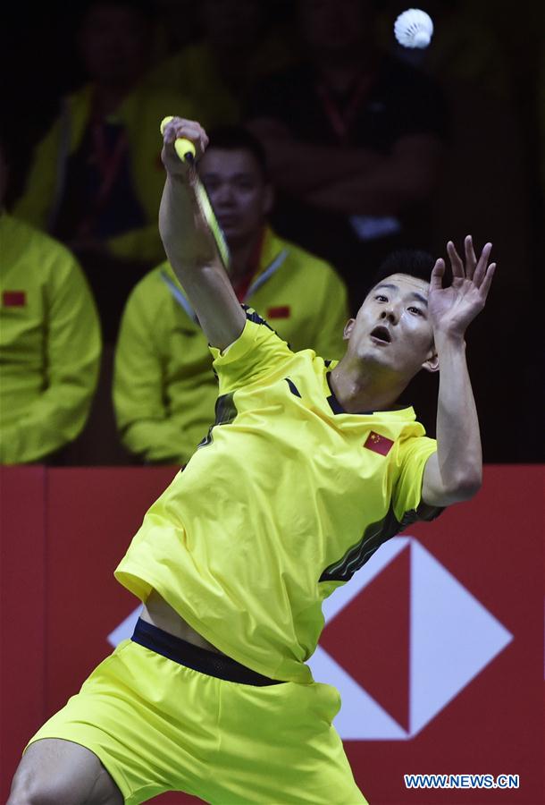 (SP)THAILAND-BANGKOK-BADMINTON-THOMAS CUP-CHN VS AUS