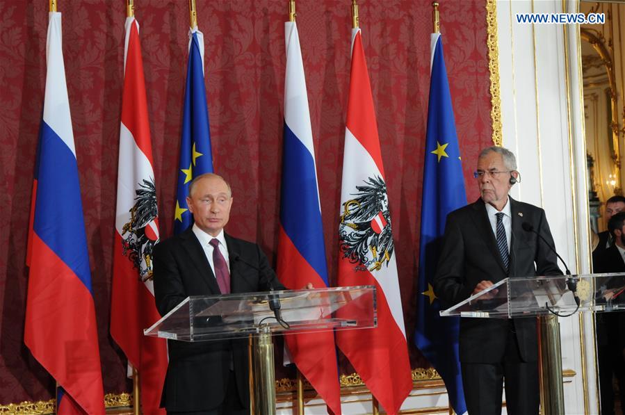 AUSTRIA-VIENNA-RUSSIA-PUTIN-VISIT