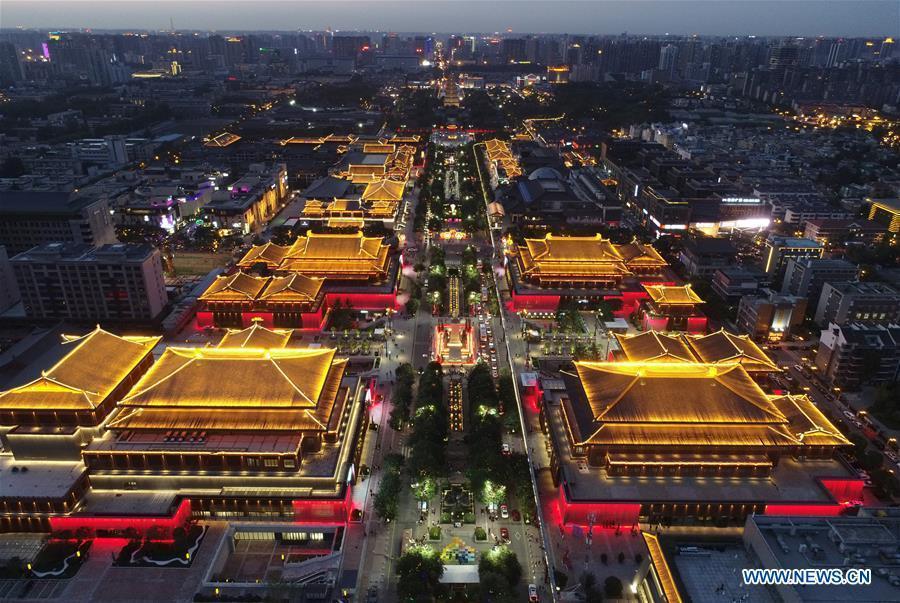 CHINA-SHAANXI-XI'AN-TOURISM-NIGHT TOUR(CN)