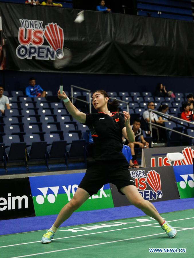 (SP)U.S.-LOS ANGELES-BADMINTON-U.S. OPEN-WOMEN'S SINGLES