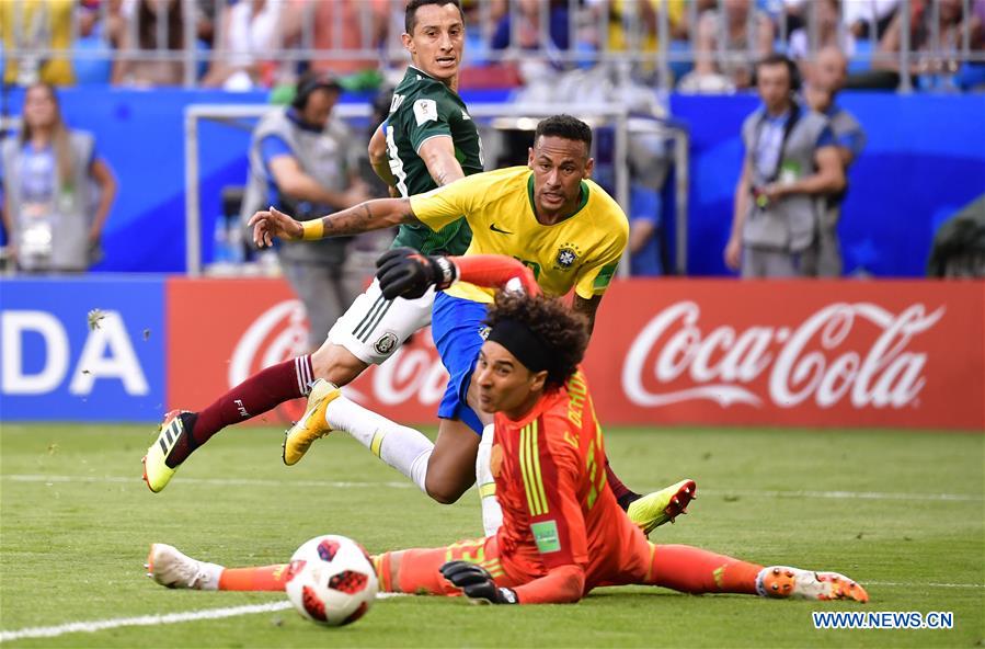 (SP)RUSSIA-SAMARA-2018 WORLD CUP-ROUND OF 16-BRAZIL VS MEXICO