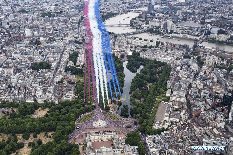 BRITAIN-LONDON-RAF-100TH ANNIVERSARY