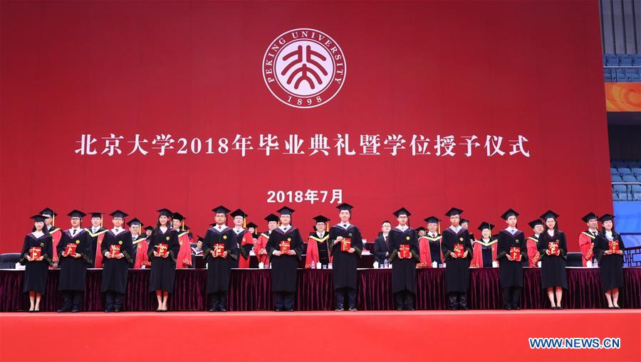 CHINA-BEIJING-PKU-COMMENCEMENT CEREMONY (CN) 