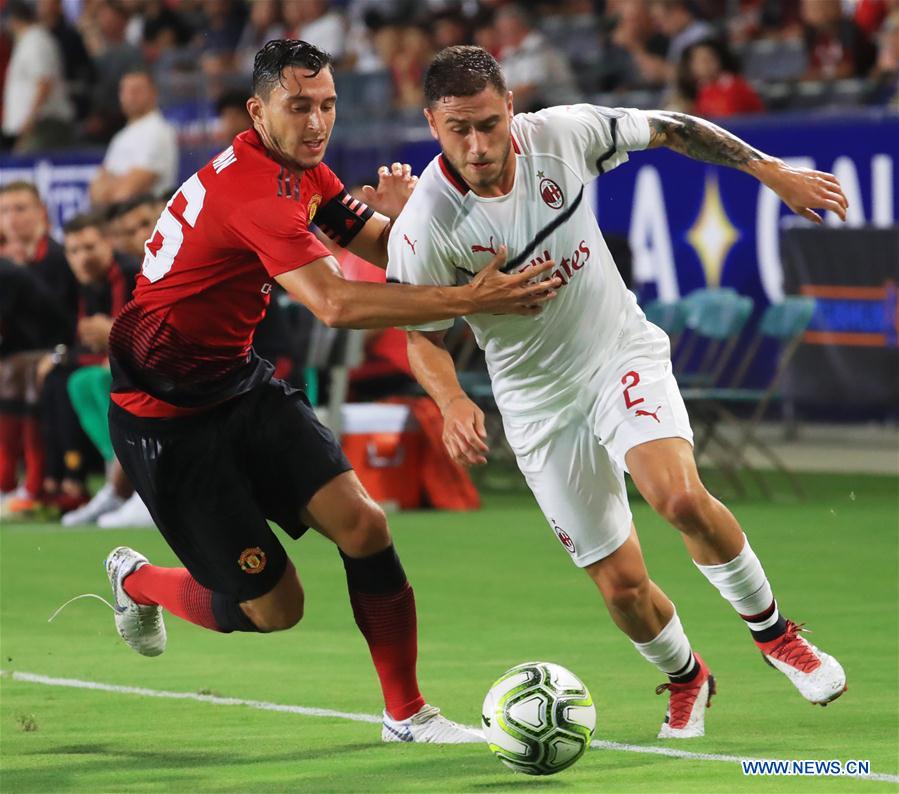 (SP)U.S.-EAST RUTHERFORD-SOCCER-INTERNATIONAL CHAMPIONS CUP-AC MILAN VS MANCHESTER UNITED