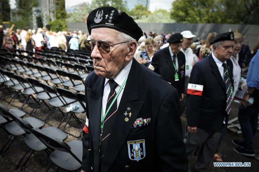 POLAND-WARSAW-WARSAW UPRISING-74TH ANNIVERSARY