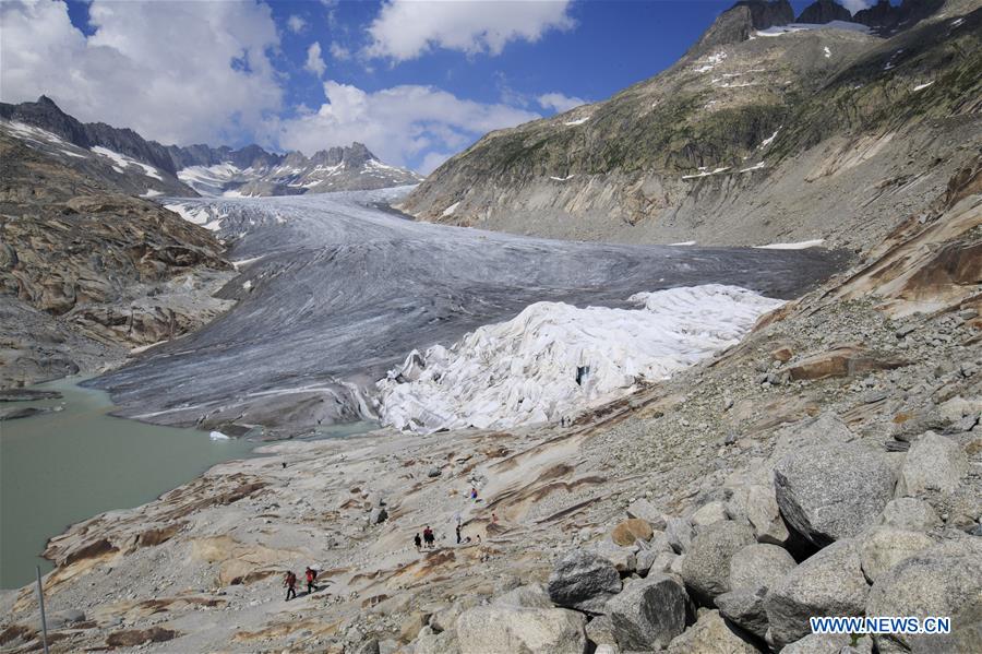 SWITZERLAND-FURKA PASS-RHONE GLACIER-MELTING