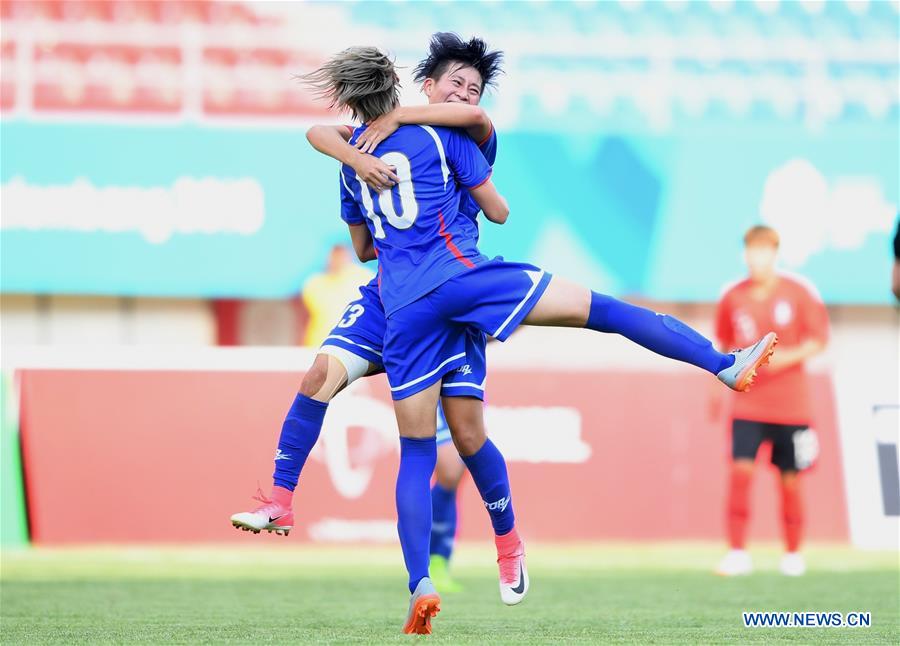 (SP)INDONESIA-PALEMBANG-ASIAN GAMES-FOOTBALL-SOUTH KOREA VS CHINESE TAIPEI