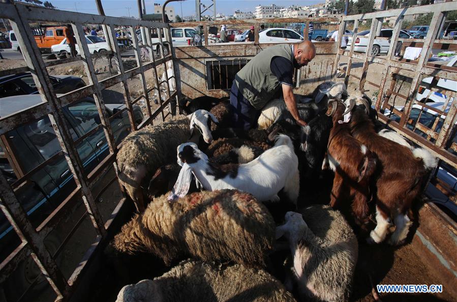 MIDEAST-NABLUS-EID AL-ADHA-LIVESTOCK MARKET