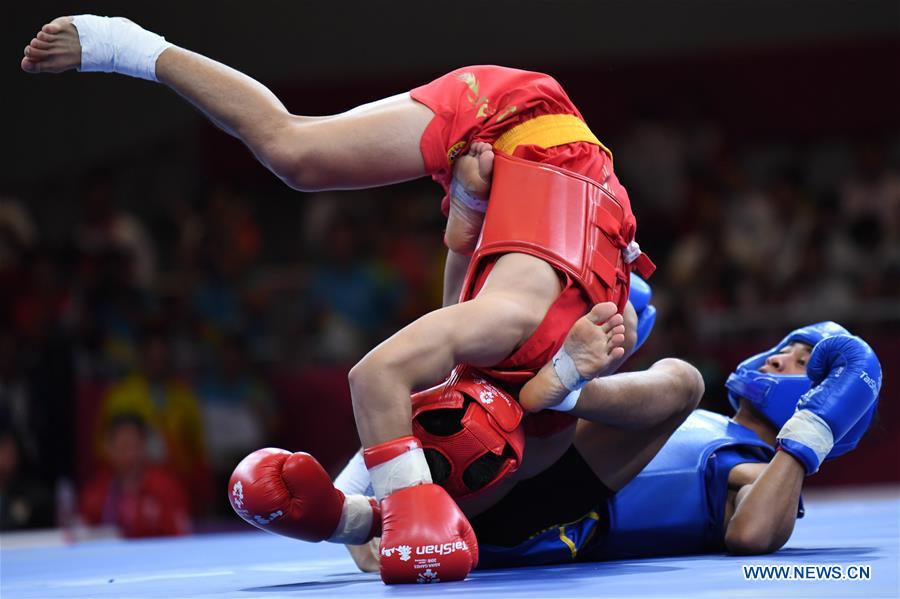 (SP)INDONESIA-JAKARTA-ASIAN GAMES-WUSHU SANDA