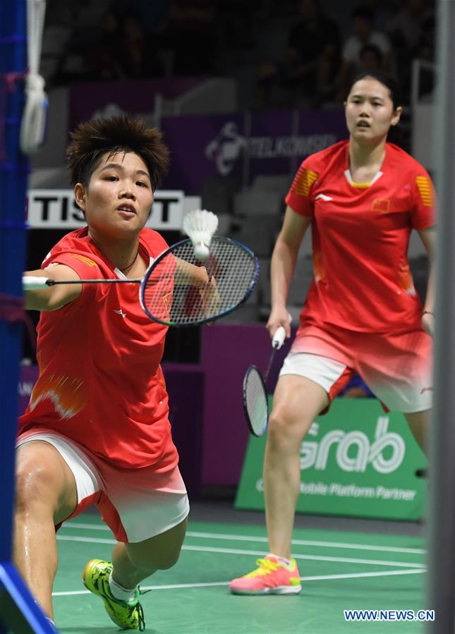 (SP)INDONESIA-JAKARTA-ASIAN GAMES-BADMINTON-WOMEN'S TEAM FINAL