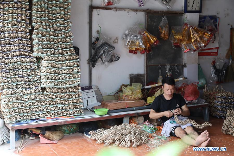 VIETNAM-BAC NINH-ZHONGYUAN FESTIVAL-PAPER VOTIVE OBJECTS