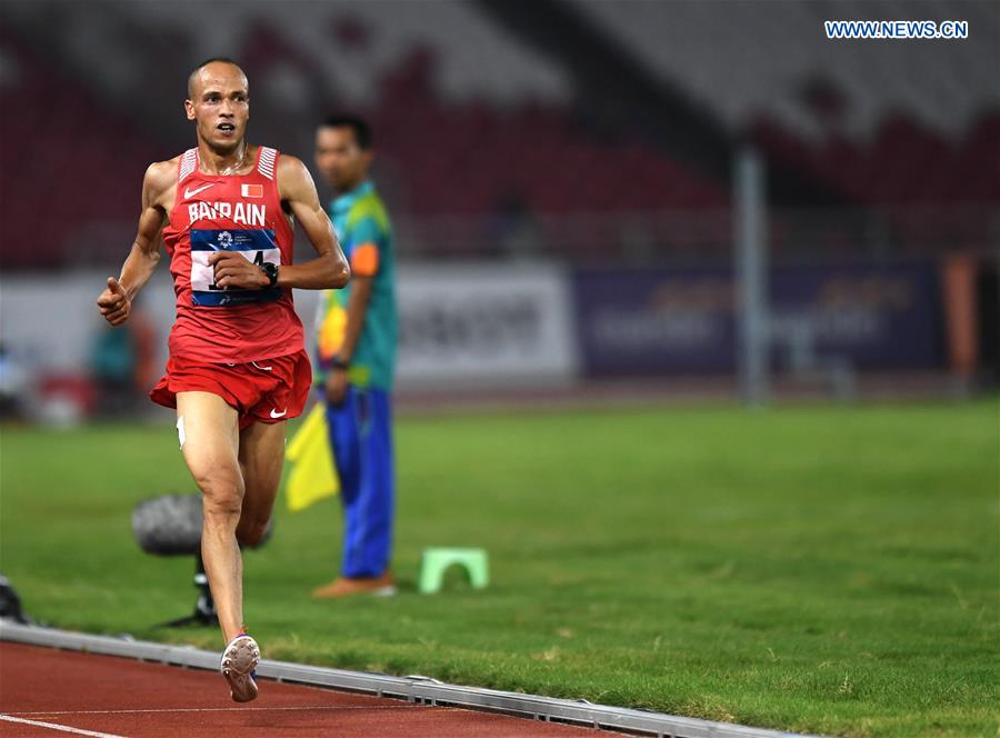 (SP)INDONESIA-JAKARTA-ASIAN GAMES-ATHLETICS-MEN'S 10000M FINAL