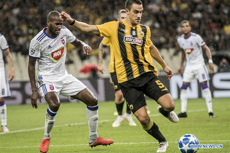 (SP)GREECE-ATHENS-SOCCER-CHAMPIONS LEAGUE-AEK ATHENS VS MOL VIDI FC