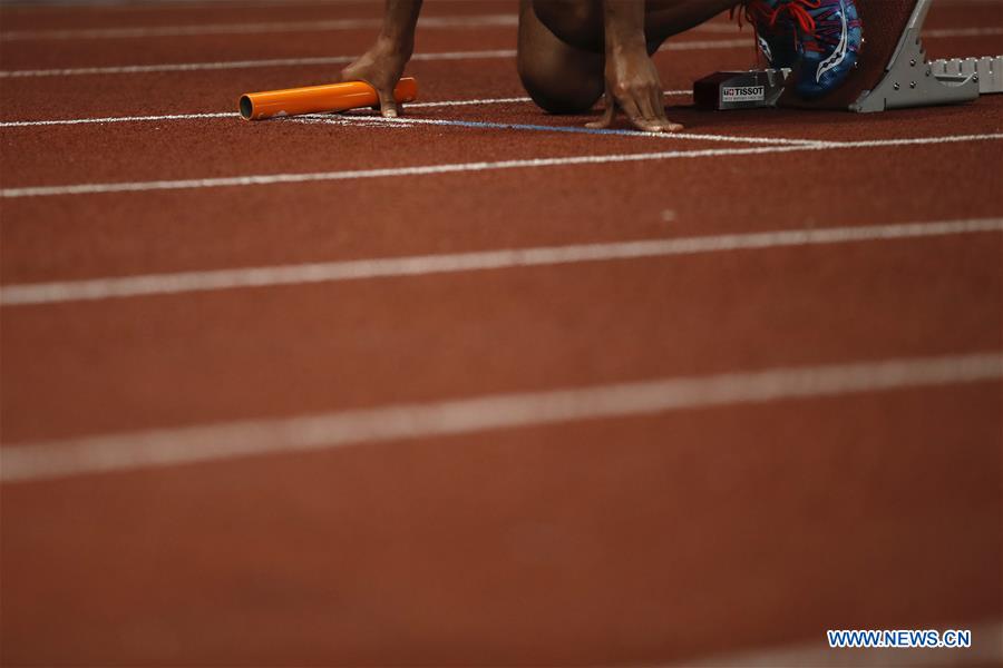 (SP)INDONESIA-JAKARTA-ASIAN GAMES-ATHLETICS-MEN'S 4X400M RELAY