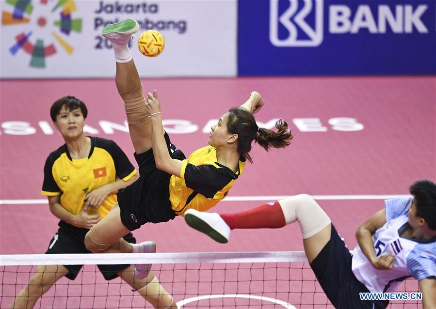 (SP)INDONESIA-PALEMBANG-ASIAN GAMES-SEPAKTAKRAW