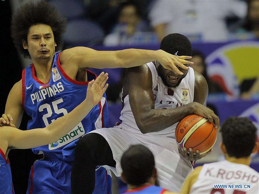 (SP)PHILIPPINES-QUEZON CITY-BASKETBALL-FIBA WORLD CUP QUALIFIERS-GROUP F