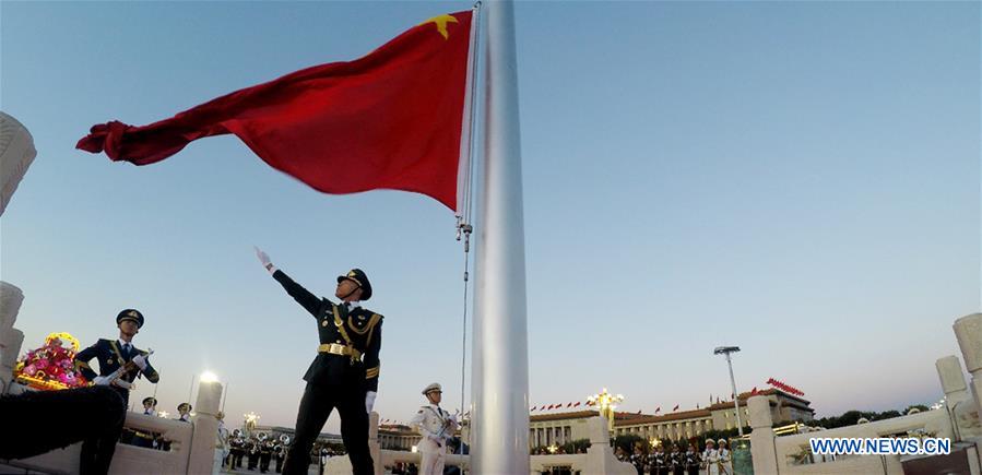 CHINA-BEIJING-NATIONAL DAY-FLAG-RAISING CEREMONY (CN)