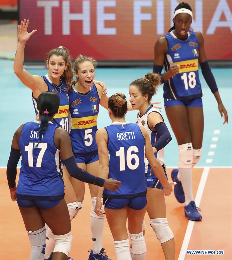 (SP)JAPAN-YOKOHAMA-VOLLEYBALL-WOMEN'S WORLD CHAMPIONSHIP-SEMIFINAL-CHINA VS ITALY