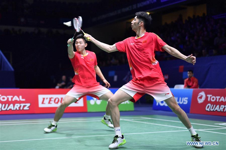 (SP)FRANCE-PARIS-BADMINTON-FRENCH OPEN-SEMIFINALS-MEN'S DOUBLES