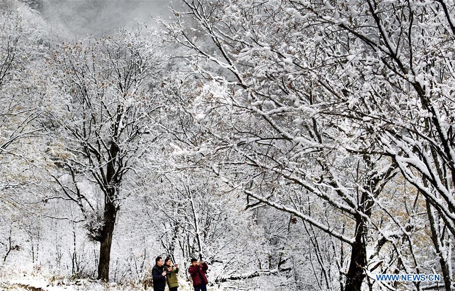 CHINA-SHAANXI-FOPING-SNOW SCENERY (CN)