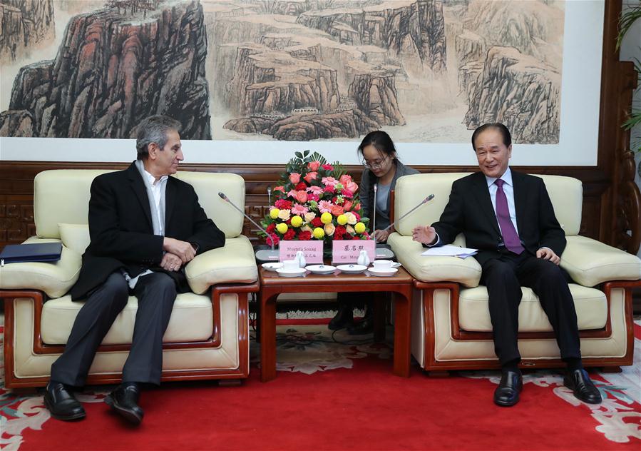 CHINA-BEIJING-XINHUA-AL-JAZEERA-MEETING (CN)