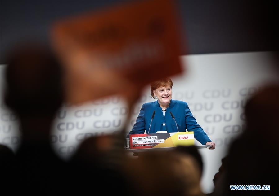 GERMANY-HAMBURG-CDU-PARTY CONFERENCE