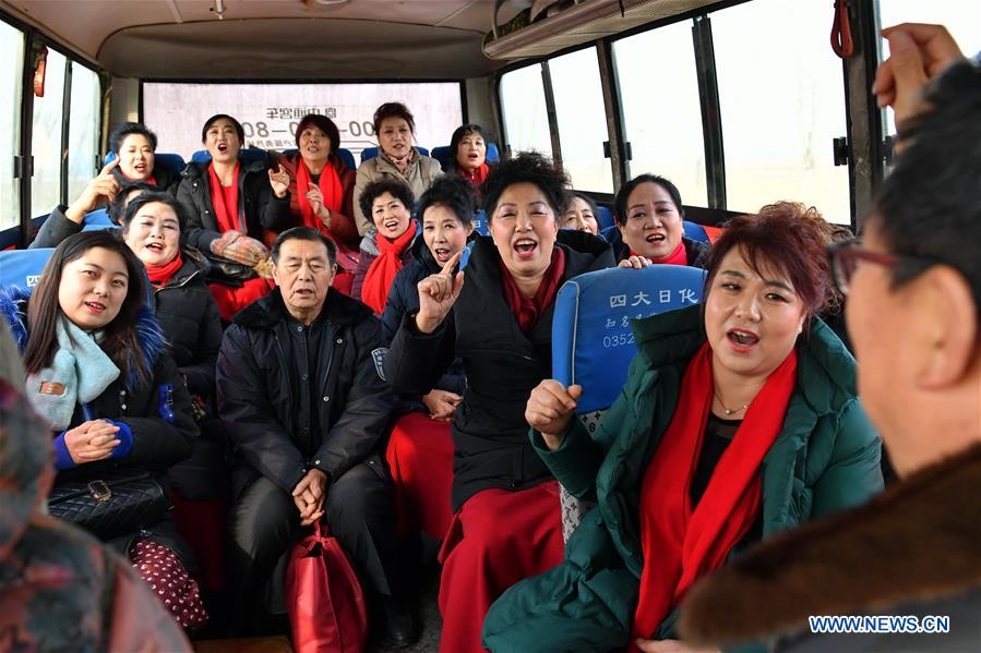 CHINA-SHANXI-RURAL LIFE-POVERTY ALLEVIATION-CHOIR (CN)