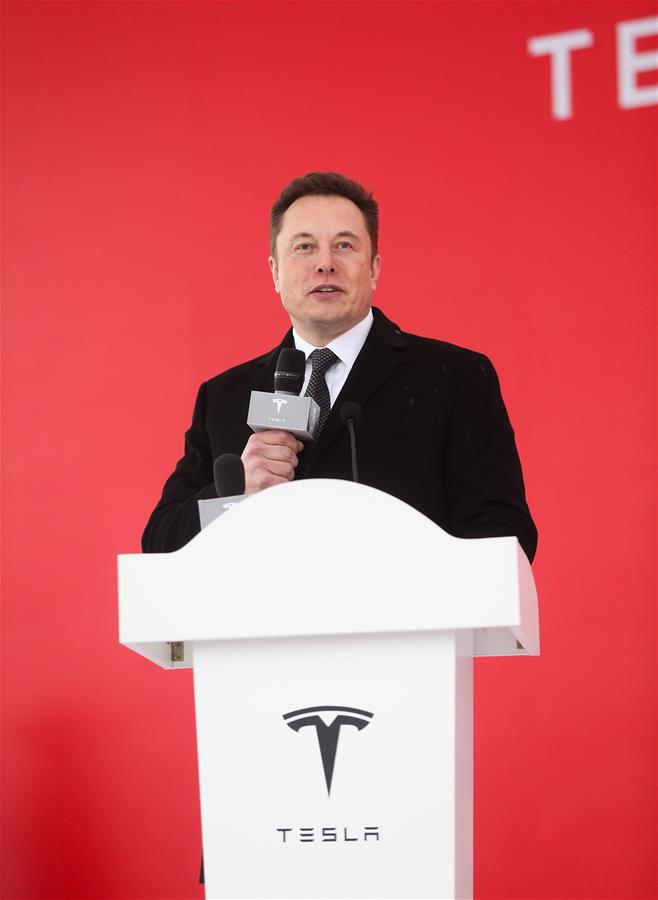 CHINA-SHANGHAI-TESLA-GIGAFACTORY-GROUNDBREAKING CEREMONY (CN)