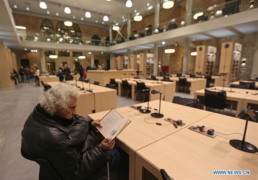 LEBANON-BEIRUT-NATIONAL LIBRARY-REOPENING