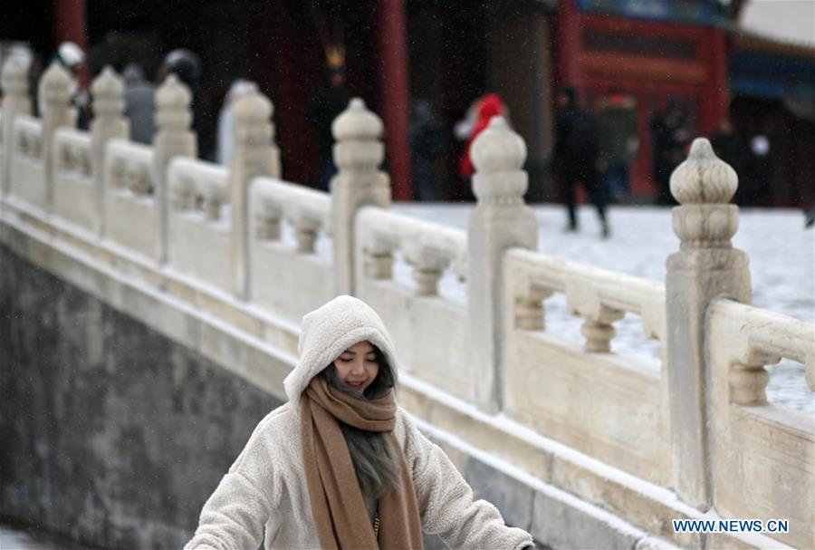 (InPalaceMuseum)CHINA-BEIJING-PALACE MUSEUM-SNOW (CN)