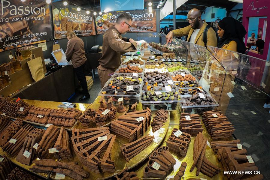 BELGIUM-BRUSSELS-CHOCOLATE FAIR