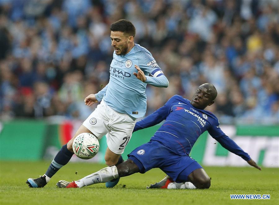 (SP)BRITAIN-LONDON-FOOTBALL-CARABAO CUP FINAL-CHELSEA VS MAN CITY