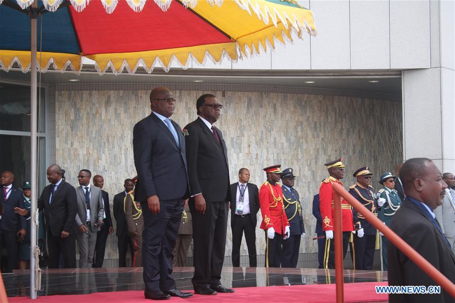 NAMIBIA-WINDHOEK-DRC-PRESIDENT-VISIT