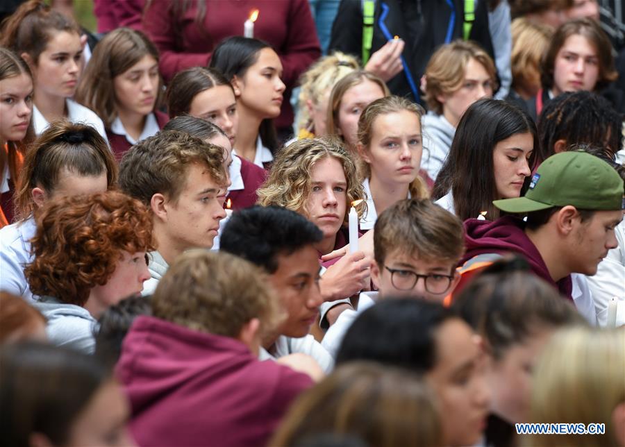 NEW ZEALAND-CHRISTCHURCH-STUDENTS-MOURNING