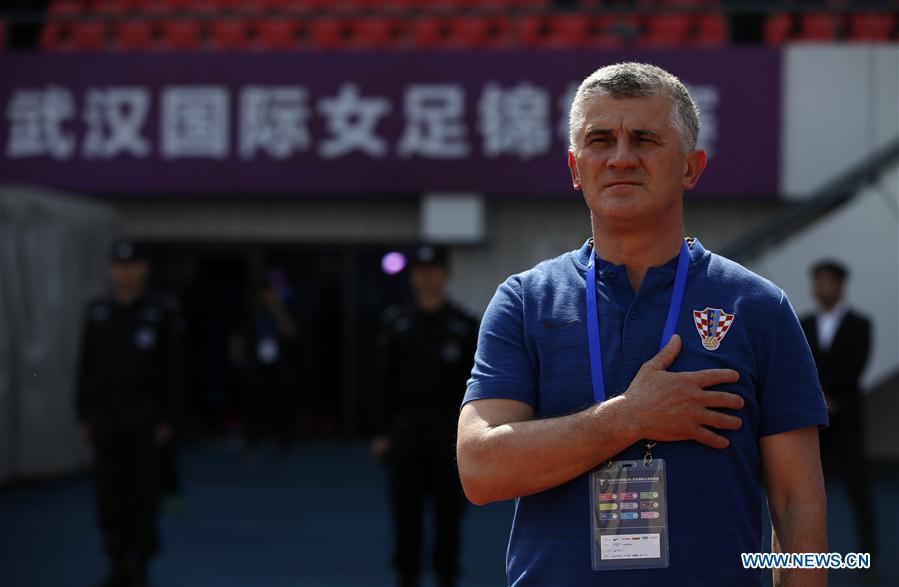 (SP)CHINA-WUHAN-FOOTBALL-INTERNATIONAL WOMEN'S FOOTBALL TOURNAMENT WUHAN 2019-3RD PLACE FINAL-RUSSIA VS CROATIA