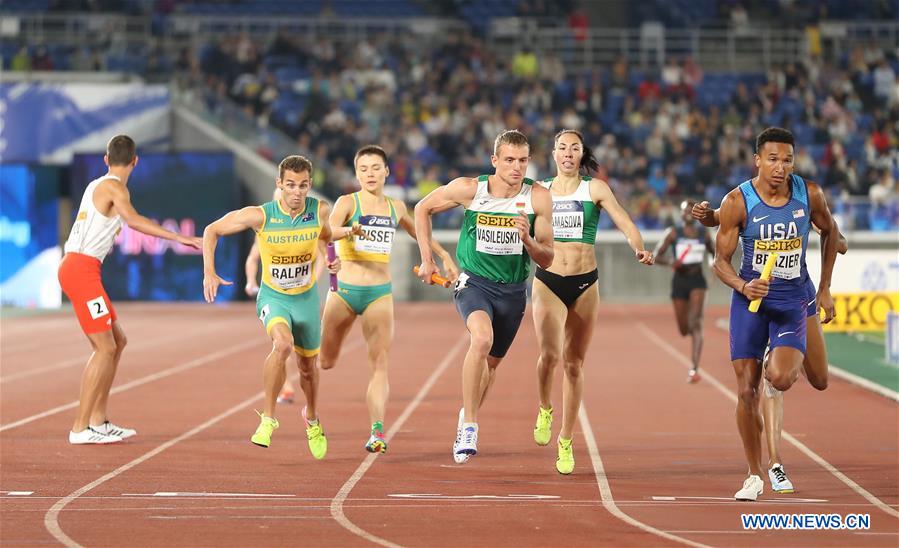 (SP)JAPAN-YOKOHAMA-IAAF WORLD RELAYS