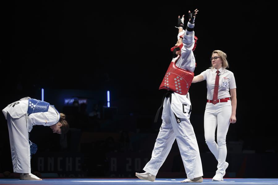 (SP)BRITAIN-MANCHESTER-TAEKWONDO-WORLD CHAMPIONSHIP-DAY 5