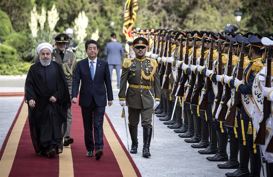 IRAN-TEHRAN-ROUHANI-JAPAN-ABE-VISIT